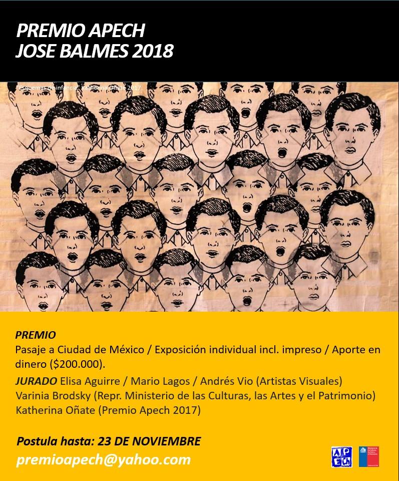 Premio APECH Jose Balmes 2018